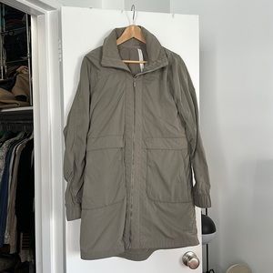 Lululemon gray green long jacket